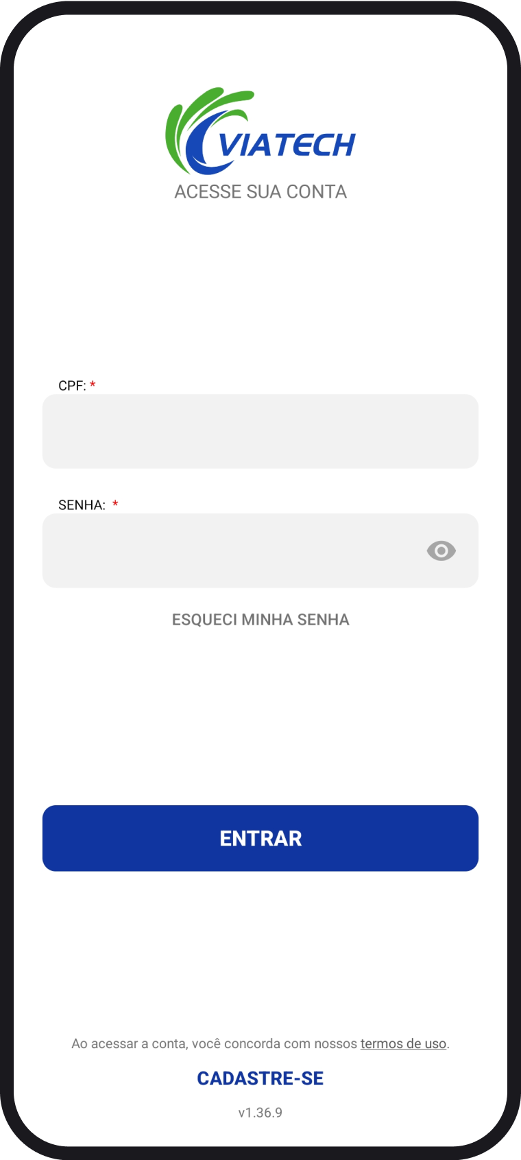 viatech App Interface